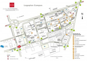 Lageplan Campus